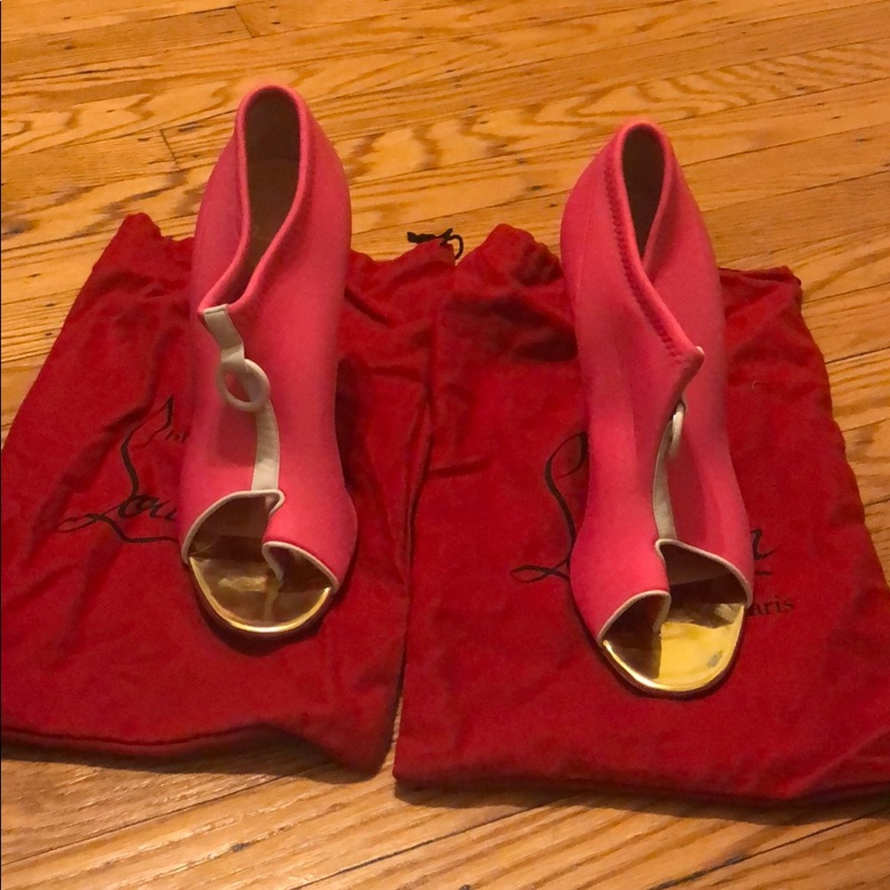 Scuba material shoes